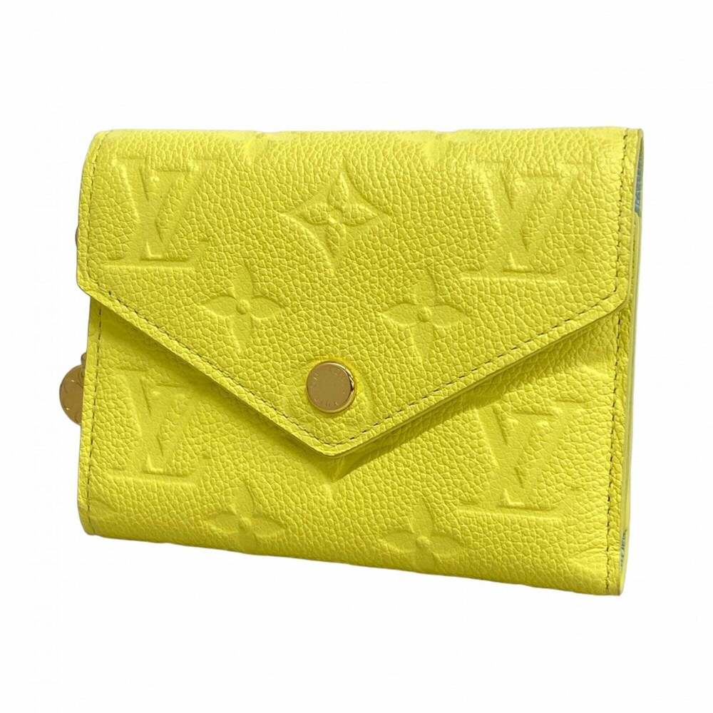 Louis Vuitton Tri-fold Wallet Monogram Empreinte Portefeuille Victorine M2829...